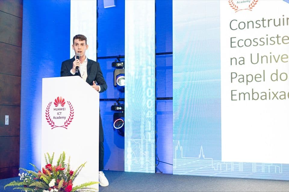 Additional Huawei ambassador context from the same recognition arc.