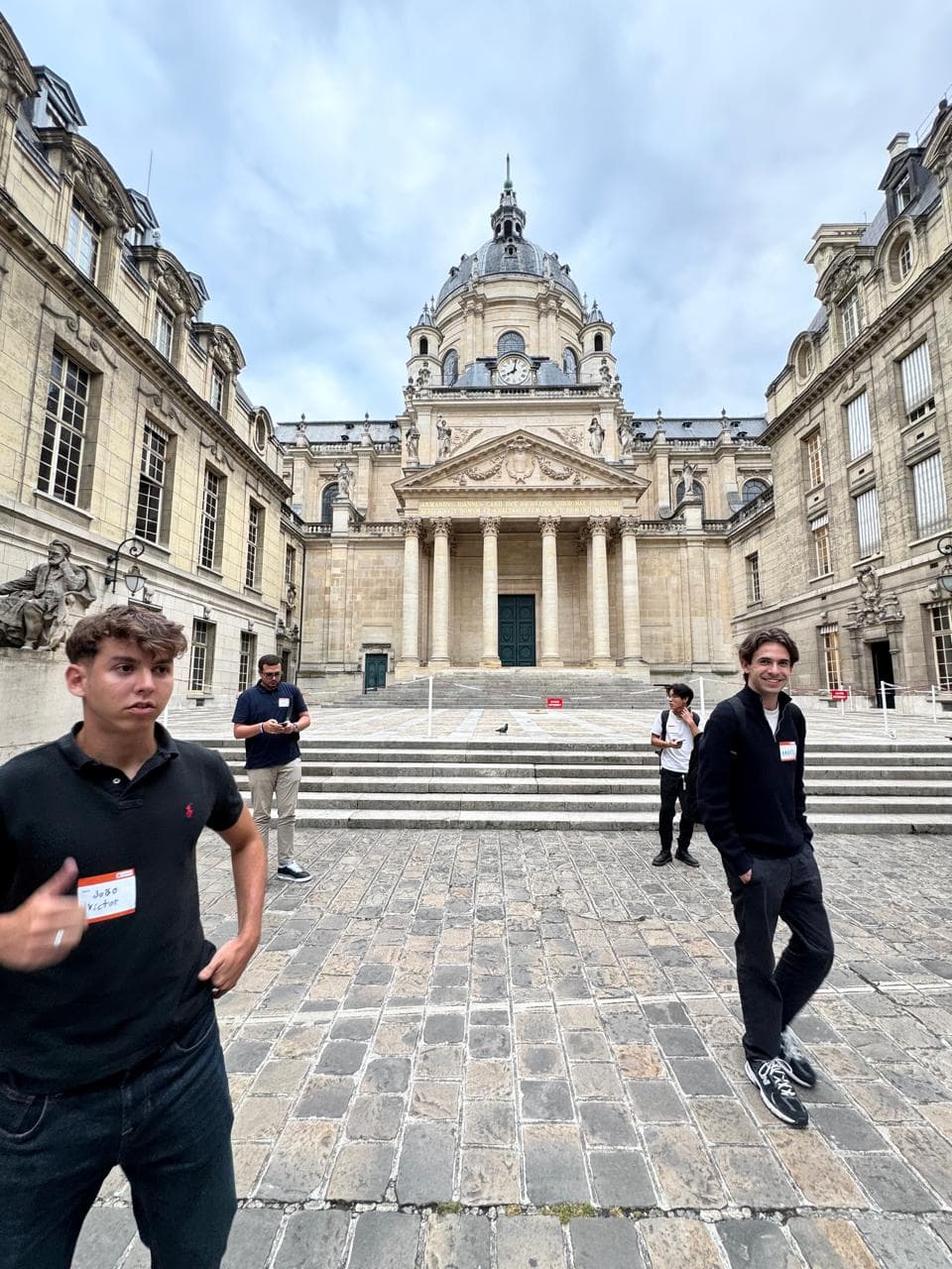 Architectural and event context from Paris.